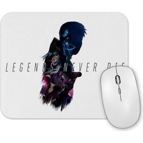 Baskı Dükkanı Legends Never Die Mouse Pad