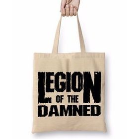 Baskı Dükkanı Legion Of The Damned Bez Uzun Saplı Krem Rengi Çanta