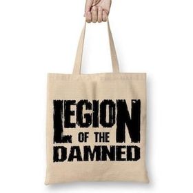 Baskı Dükkanı Legion Of The Damned Bez Uzun Saplı Krem Rengi Çanta