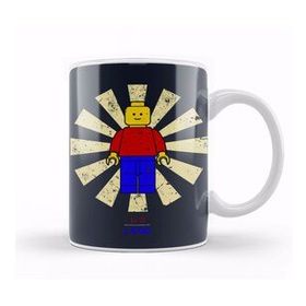 Baskı Dükkanı LEGO Man Retro Japanese Kupa