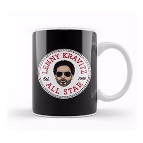 Baskı Dükkanı Lenny Kravitz All Star Converse Logo Kupa