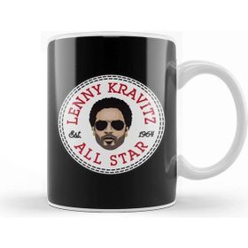 Baskı Dükkanı Lenny Kravitz All Star Converse Logo Kupa
