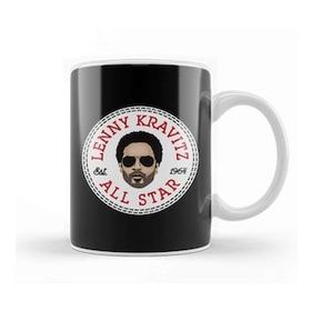 Baskı Dükkanı Lenny Kravitz All Star Converse Logo Kupa