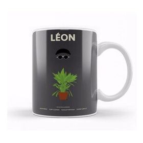 Baskı Dükkanı Leon Movie Silhouette Kupa