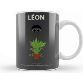 Baskı Dükkanı Leon Movie Silhouette Kupa