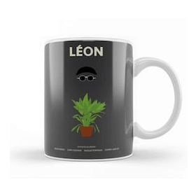 Baskı Dükkanı Leon Movie Silhouette Kupa