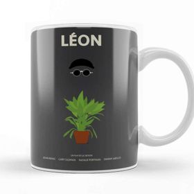 Baskı Dükkanı Leon Movie Silhouette Kupa