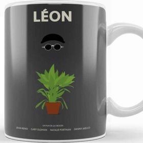Baskı Dükkanı Leon Movie Silhouette Kupa