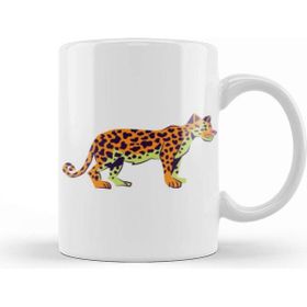 Baskı Dükkanı Leopard Cute Animals Art Kupa