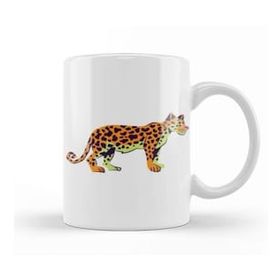 Baskı Dükkanı Leopard Cute Animals Art Kupa