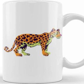 Baskı Dükkanı Leopard Cute Animals Art Kupa