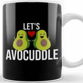 Baskı Dükkanı Let S Avocuddle Cute & Funny Avocado Romantic Pun Kupa