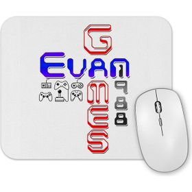 Baskı Dükkanı Letreiro Evan Games 1988 Mouse Pad
