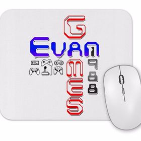 Baskı Dükkanı Letreiro Evan Games 1988 Mouse Pad