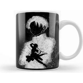 Baskı Dükkanı Levi Ackerman Silhouette Kupa
