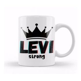 Baskı Dükkanı Levi Name Personalized Custom Vintage Retro Rainbow Style Design Gift Baby Gift For Him Kupa