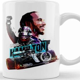 Baskı Dükkanı Lewis Hamilton F1 Legend 44 Kupa