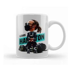 Baskı Dükkanı Lewis Hamilton Tooned Hamilton Kupa