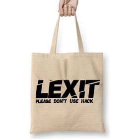 Baskı Dükkanı Lexit Bez Uzun Saplı Krem Rengi Çanta