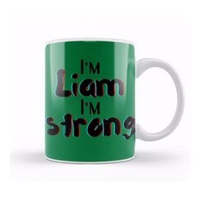 Baskı Dükkanı Liam Name Custom Design Gift Baby Gift For Him Kupa