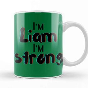 Baskı Dükkanı Liam Name Custom Design Gift Baby Gift For Him Kupa