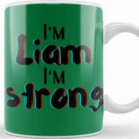 Baskı Dükkanı Liam Name Custom Design Gift Baby Gift For Him Kupa