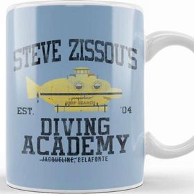 Baskı Dükkanı Life Aquatic Steve Zissous Submarine Driving Academy Kupa