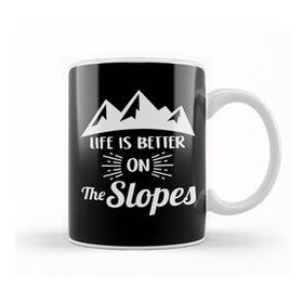 Baskı Dükkanı Life Is Better On The Slopes Skiing & Snowboarding Kupa