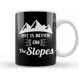 Baskı Dükkanı Life Is Better On The Slopes Skiing & Snowboarding Kupa