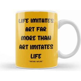 Baskı Dükkanı Life Quotes Style Lover Sayings Words Gifts Oscar Wilde Kupa