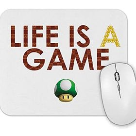 Baskı Dükkanı Lifes a Game Mario Mouse Pad