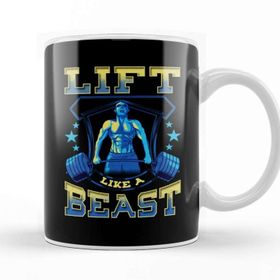 Baskı Dükkanı Lift Like A Beast Weightlifting Powerlifting Gym Kupa