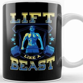 Baskı Dükkanı Lift Like A Beast Weightlifting Powerlifting Gym Kupa