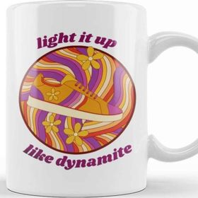 Baskı Dükkanı Light It Up Like Dynamite Bts Retro Disco Kupa