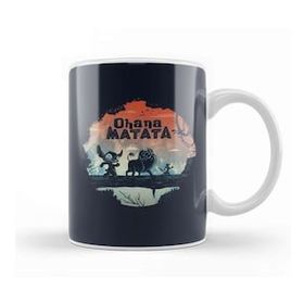 Baskı Dükkanı Lilo And Stitch Ohana Matata Kupa