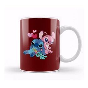 Baskı Dükkanı Lilo And Stitch Stitch &amp; Angel Kupa