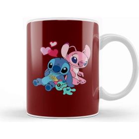Baskı Dükkanı Lilo And Stitch Stitch &amp; Angel Kupa