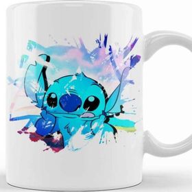 Baskı Dükkanı Lilo And Stitch Stitch Splash Paint Kupa