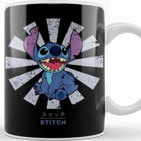 Baskı Dükkanı Lilo & Stich Retro Japanese Kupa