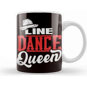 Baskı Dükkanı Line Dance Queen Line Dancer Cowgirl Western Country Music Kupa