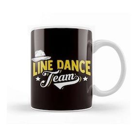 Baskı Dükkanı Line Dance Team Cowboy Hut Western Country Music Linedance Kupa