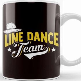 Baskı Dükkanı Line Dance Team Cowboy Hut Western Country Music Linedance Kupa