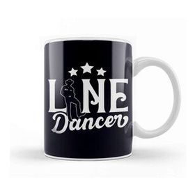 Baskı Dükkanı Line Dancer Choreographer Western Country Music Linedance Kupa