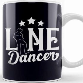 Baskı Dükkanı Line Dancer Choreographer Western Country Music Linedance Kupa