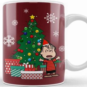 Baskı Dükkanı Linus Van Pelt Around The Christmas Tree Peanuts Kupa