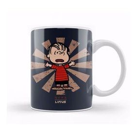 Baskı Dükkanı Linus Van Pelt Retro Japanese Kupa