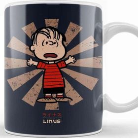 Baskı Dükkanı Linus Van Pelt Retro Japanese Kupa