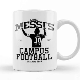 Baskı Dükkanı Lionel Messi Messi's Campus Football Coaching Team Kupa