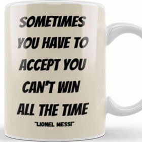 Baskı Dükkanı Lionel Messi Quotes Gifts Kupa