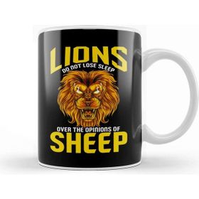 Baskı Dükkanı Lions Do Not Lose Sleep Over The Opinions Of Sheep Kupa